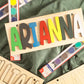 CHILDRENS NAME PAINT KIT