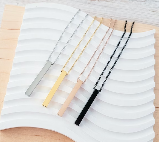 Vertical Bar Necklace